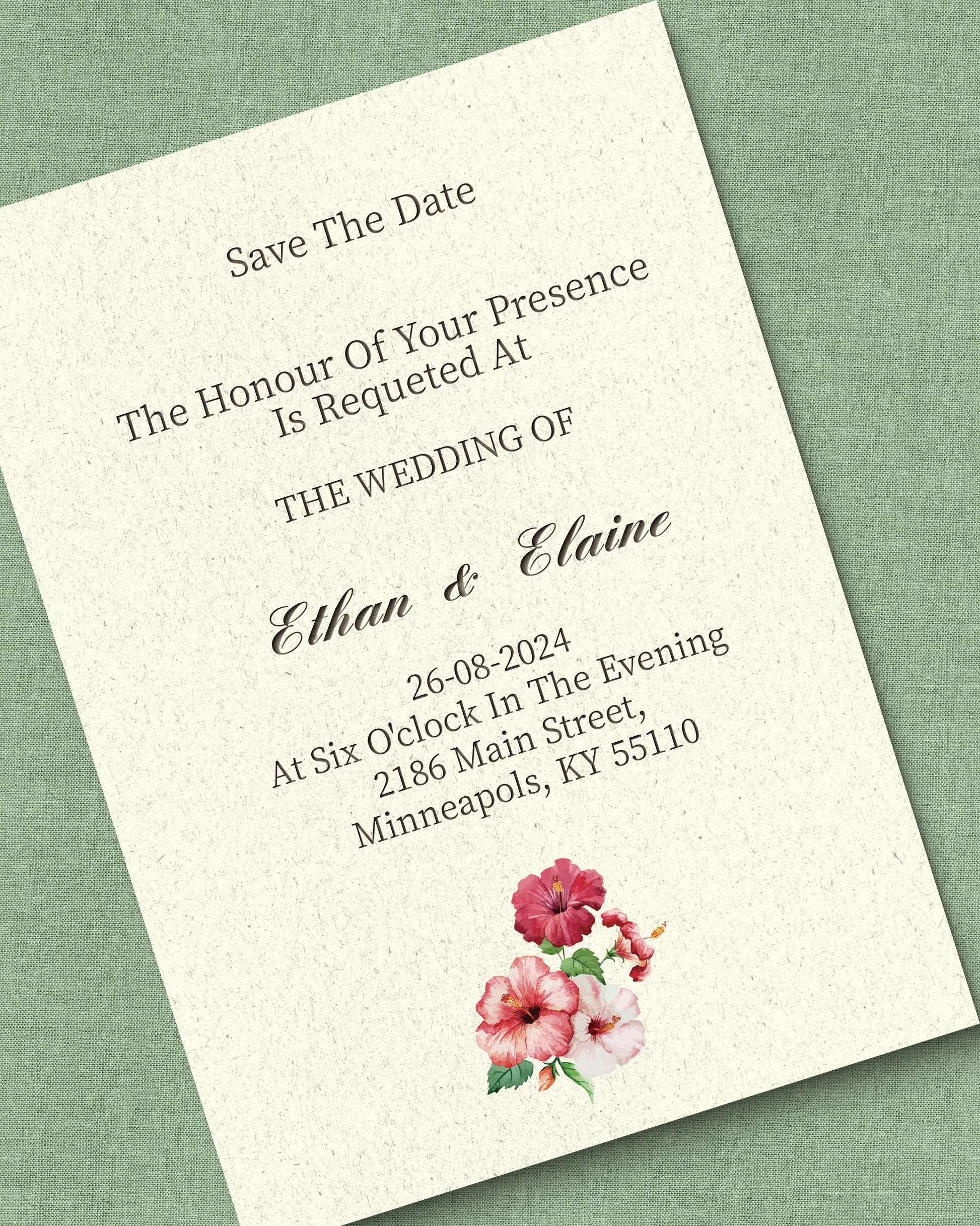 Pearl Gloss Wedding Invitations