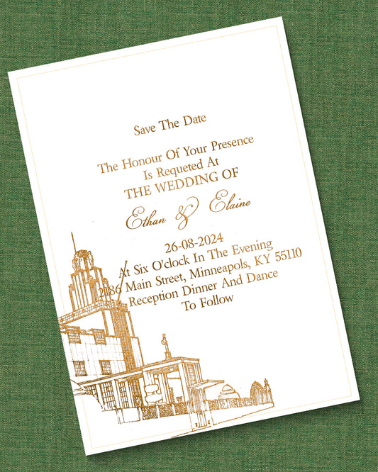 Book Style Wedding Invitations